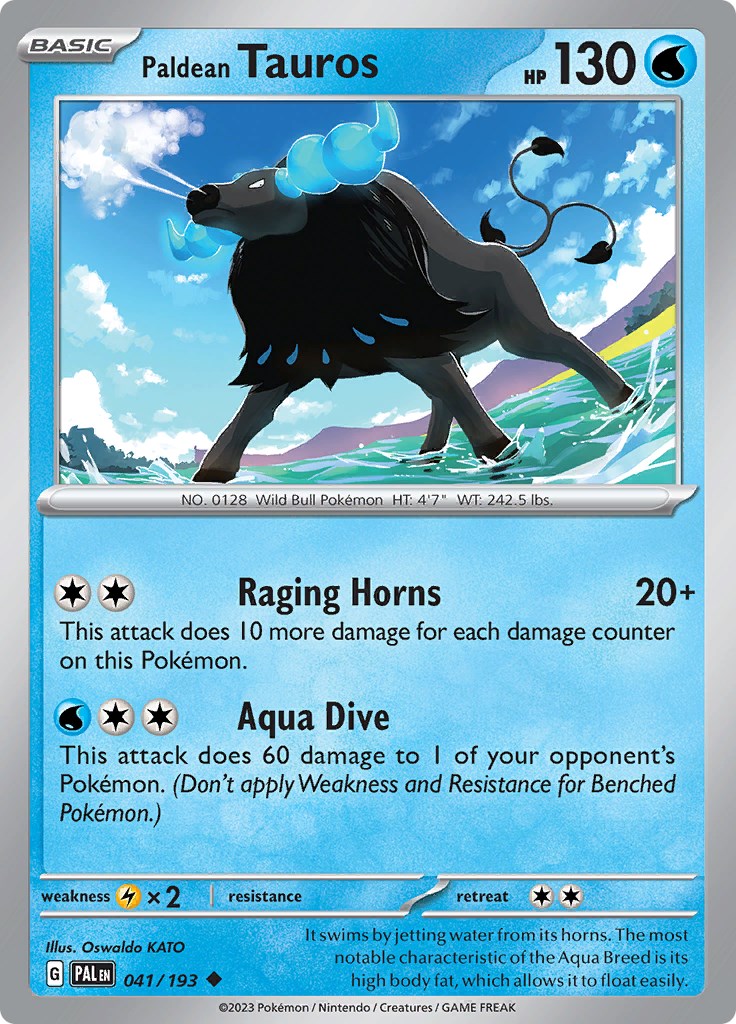 Paldean Tauros - 041/193 [PAL - 041/193]