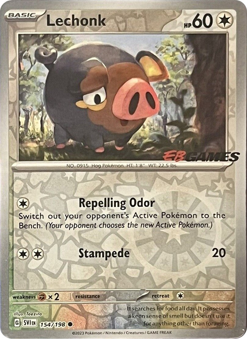 Lechonk - 154/198 (EB Games Promo) [MCAP - 154/198]