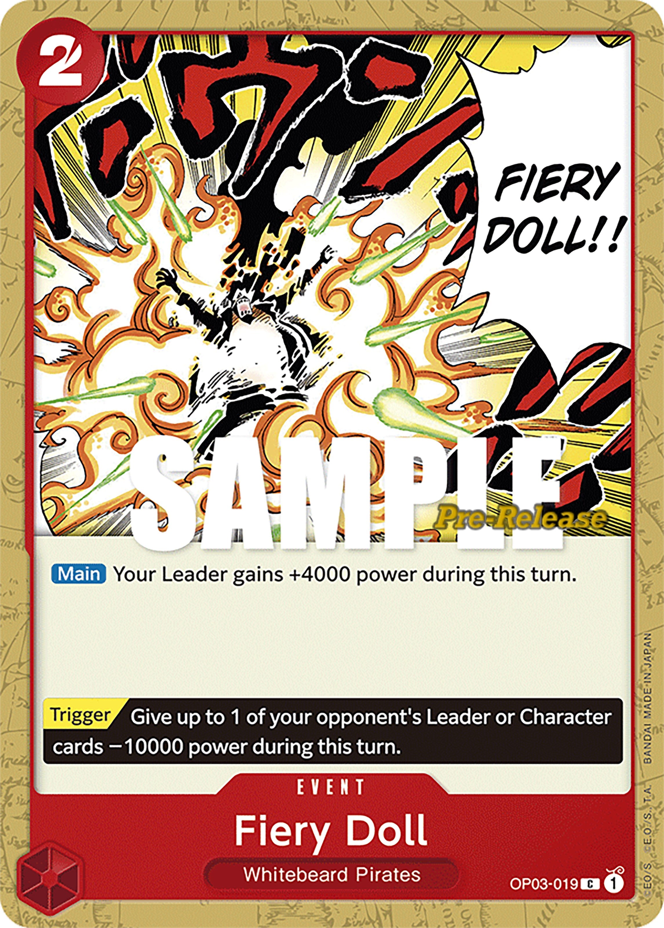 Fiery Doll [OP03 PRE - OP03-019]