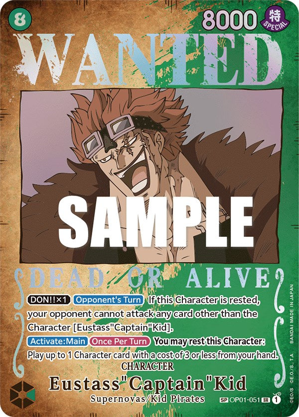 Eustass"Captain"Kid (Wanted Poster) [OP03 - OP01-051]