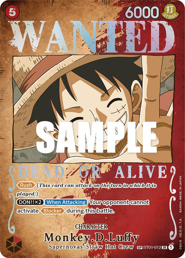 Monkey.D.Luffy (Wanted Poster) [OP03 - ST01-012]