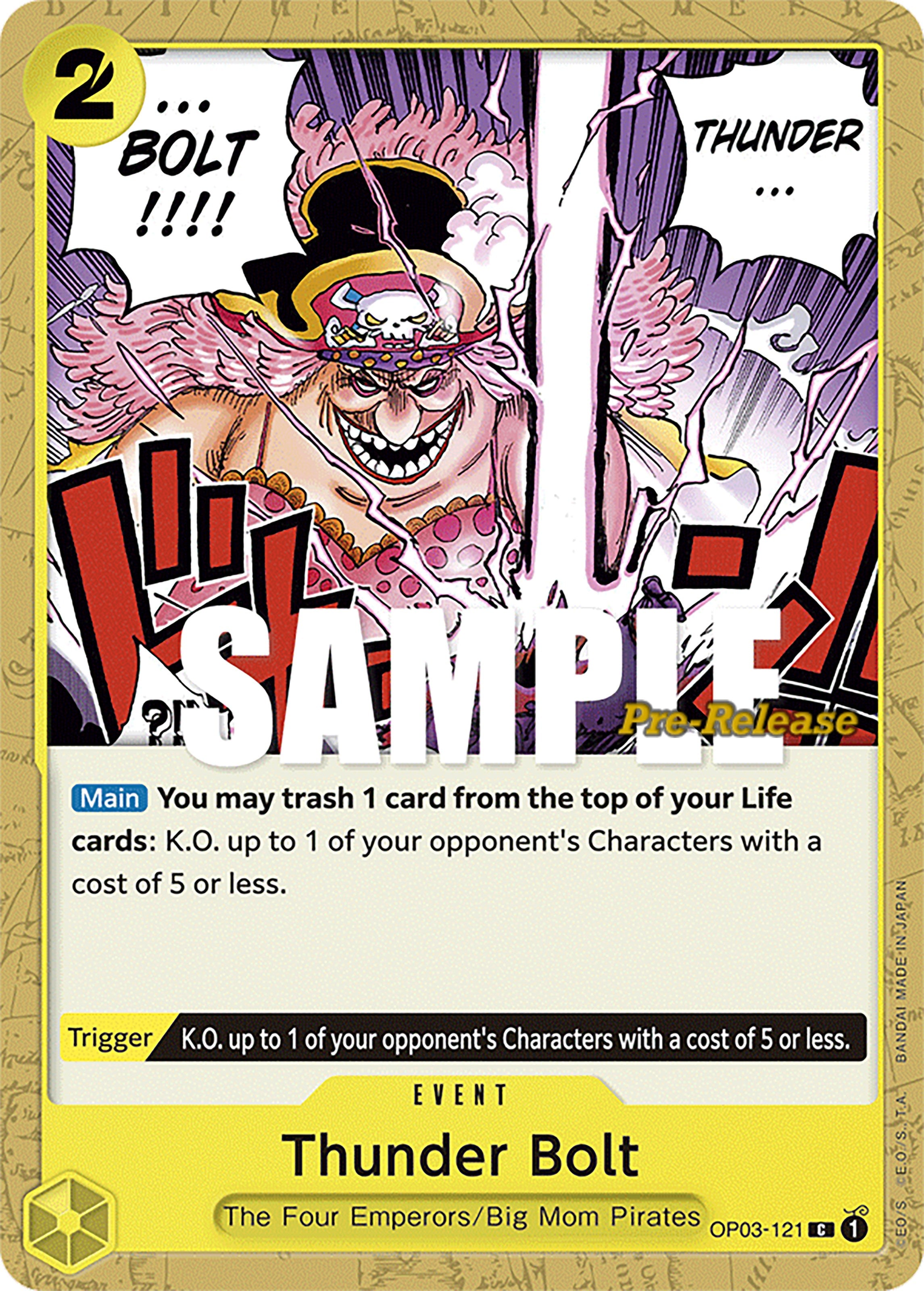 Thunder Bolt [OP03 PRE - OP03-121]