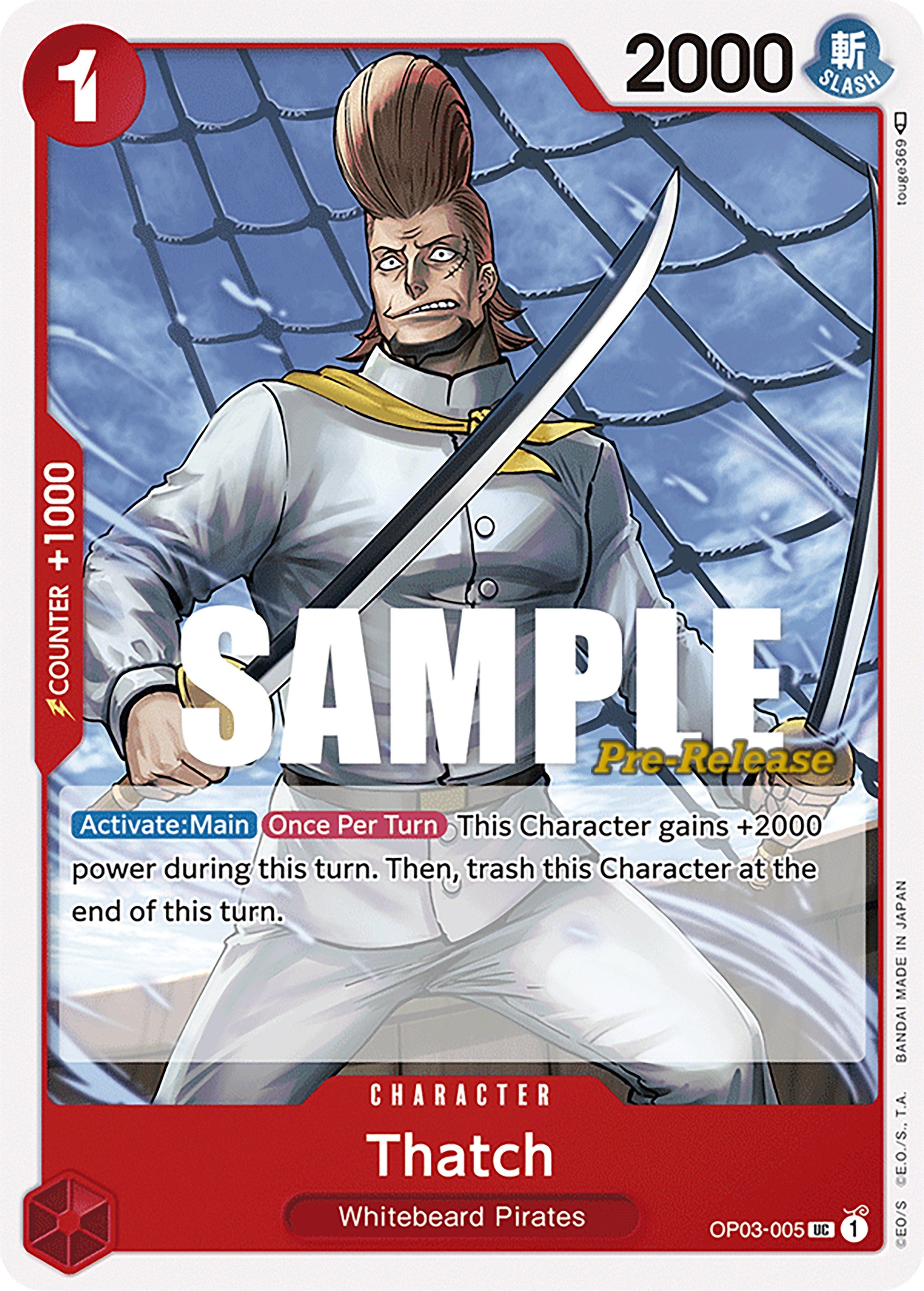 Thatch [OP03 PRE - OP03-005]