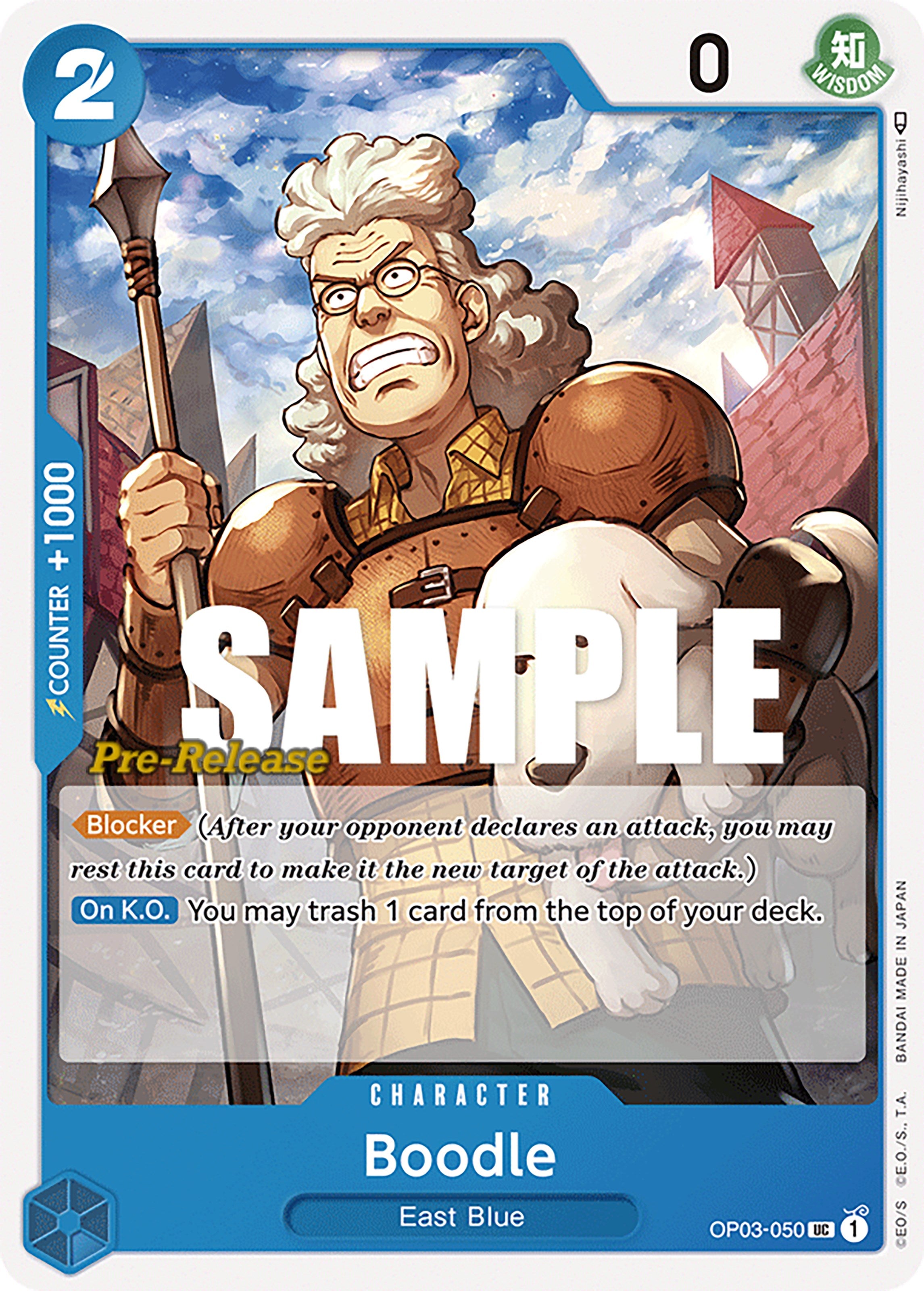 Boodle [OP03 PRE - OP03-050]