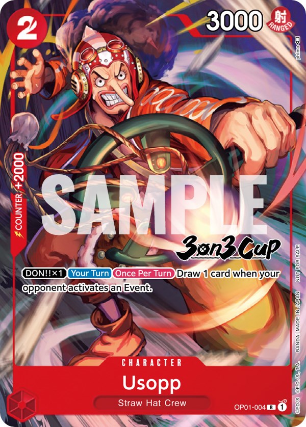 Usopp (3-on-3 Cup) [Participant] [OP-PR - OP01-004]