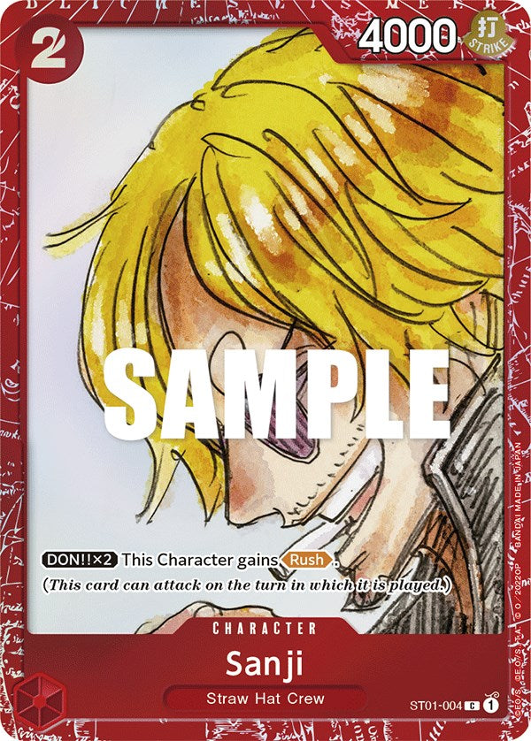 Sanji (Premium Card Collection -ONE PIECE FILM RED Edition-) [OP-PR - ST01-004]