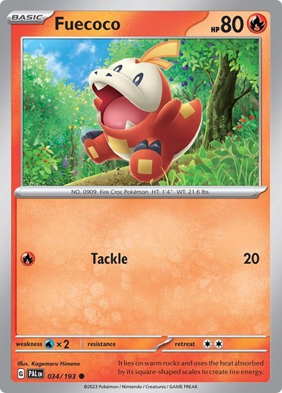 Fuecoco - 034/193 (Summer 2023 Collector Chest) [MCAP - 034/193]