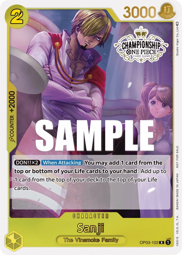 Sanji (Store Championship Participation Pack Vol. 2) [OP-PR - OP03-102]