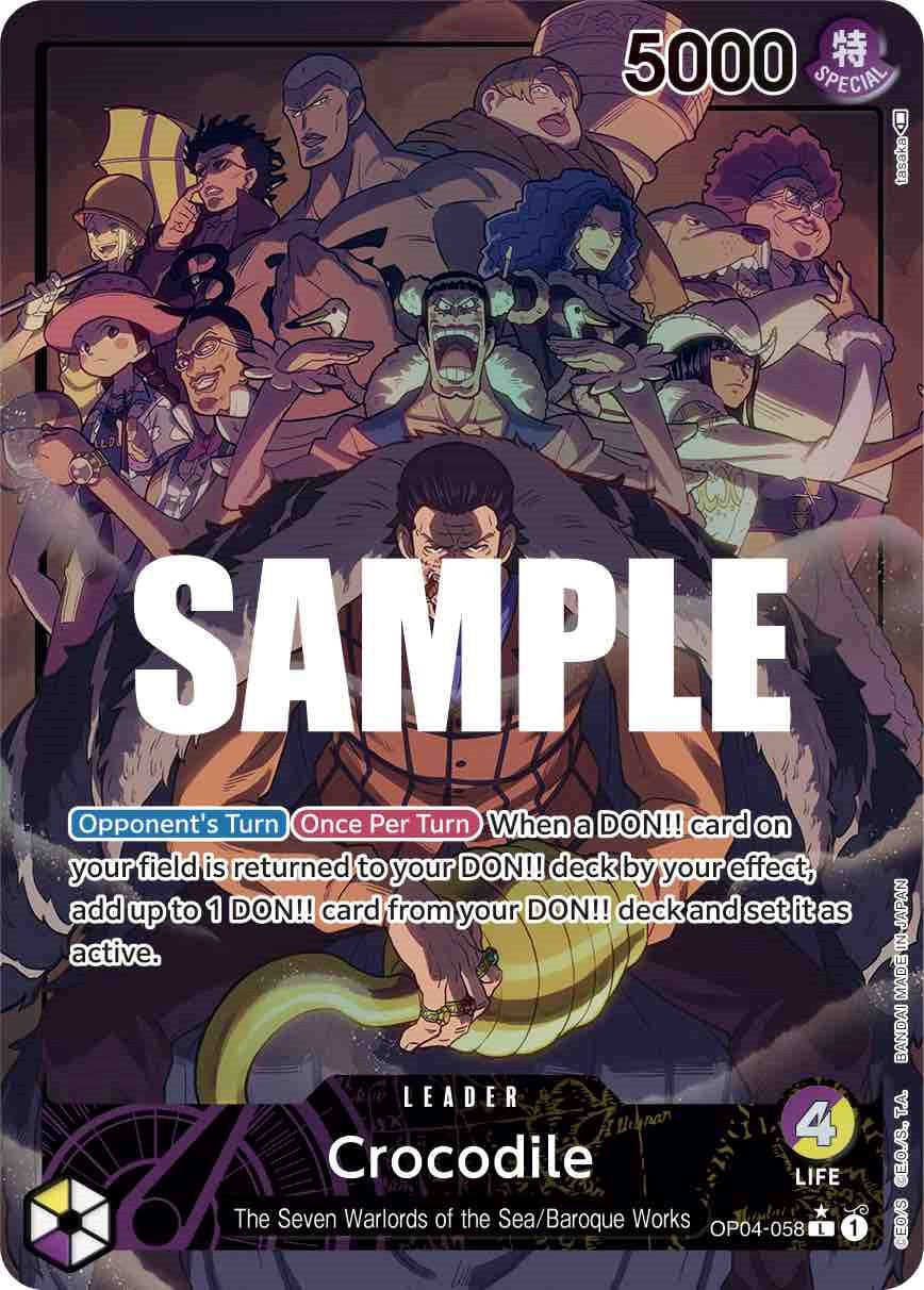 Crocodile (058) (Alternate Art) [OP04 - OP04-058]