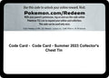 Code Card - Summer 2023 Collector's Chest Tin [SWSH05]