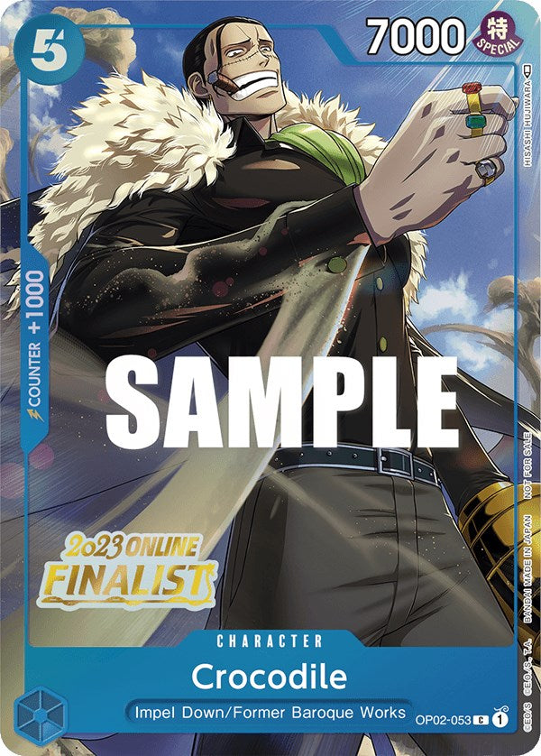 Crocodile (Online Regional 2023) [Finalist] [OP-PR - OP02-053]