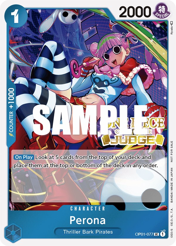 Perona (Judge Pack Vol. 2) [OP-PR - OP01-077]