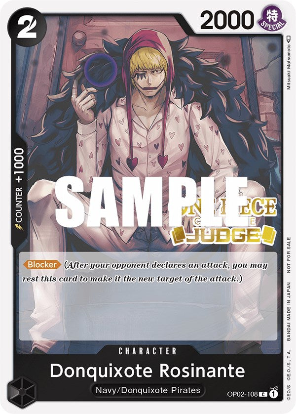 Donquixote Rosinante (Judge Pack Vol. 2) [OP-PR - OP02-108]