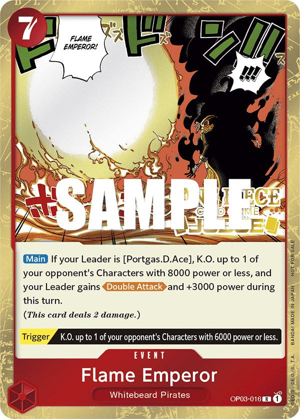 Flame Emperor (Judge Pack Vol. 2) [OP-PR - OP03-016]
