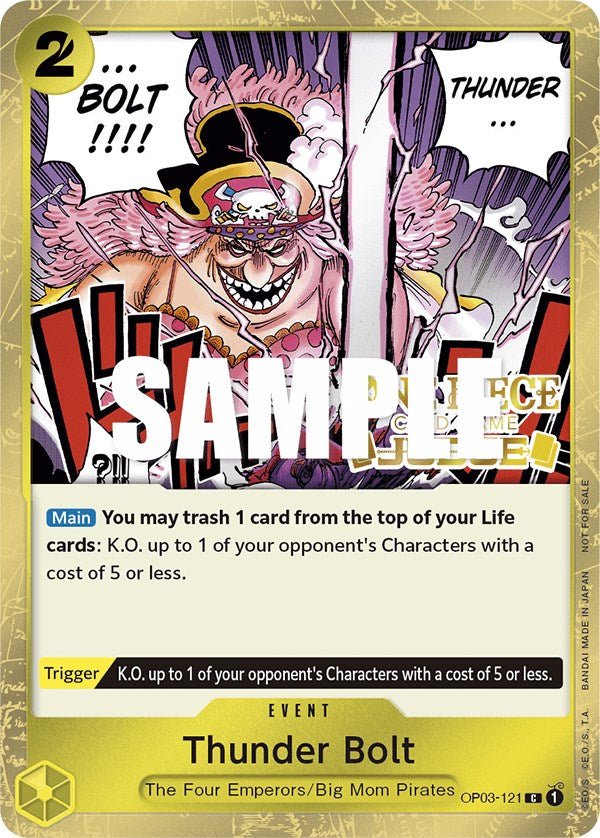 Thunder Bolt (Judge Pack Vol. 2) [OP-PR - OP03-121]
