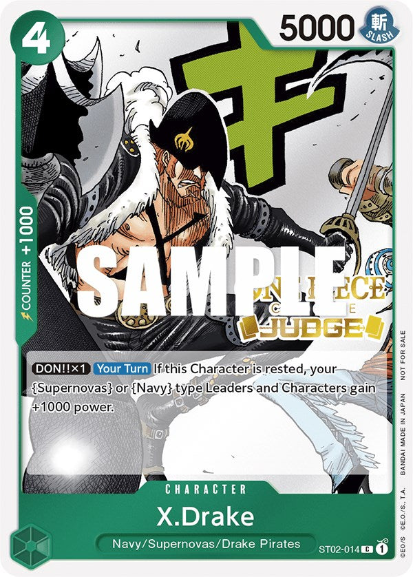 X.Drake (Judge Pack Vol. 2) [OP-PR - ST02-014]