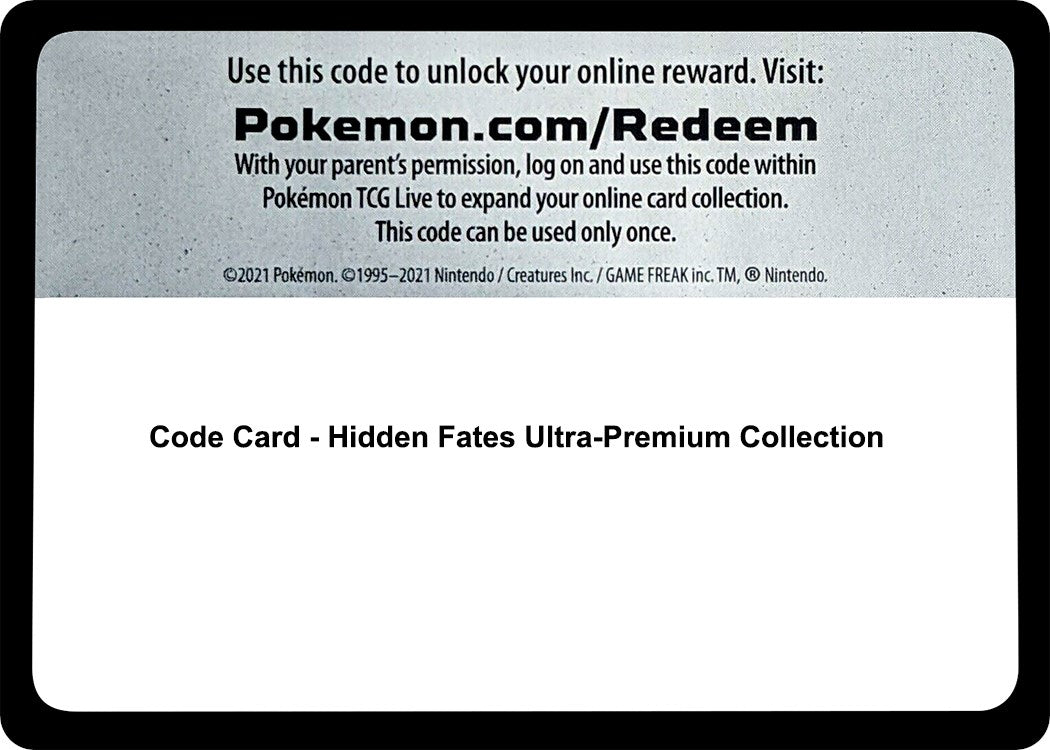 Code Card - Hidden Fates Ultra-Premium Collection [HIF]