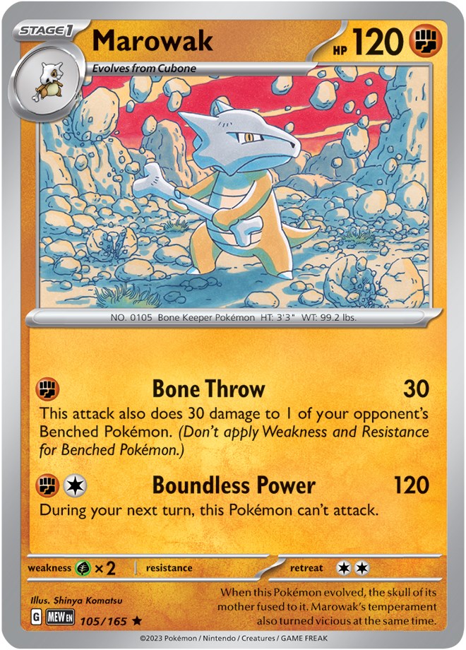 Marowak [MEW - 105/165]