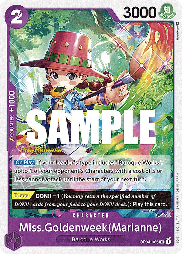 Miss.Goldenweek(Marianne) [OP04 PRE - OP04-065]