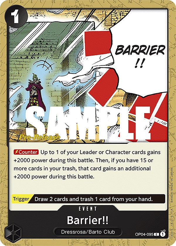 Barrier!! [OP04 PRE - OP04-095]