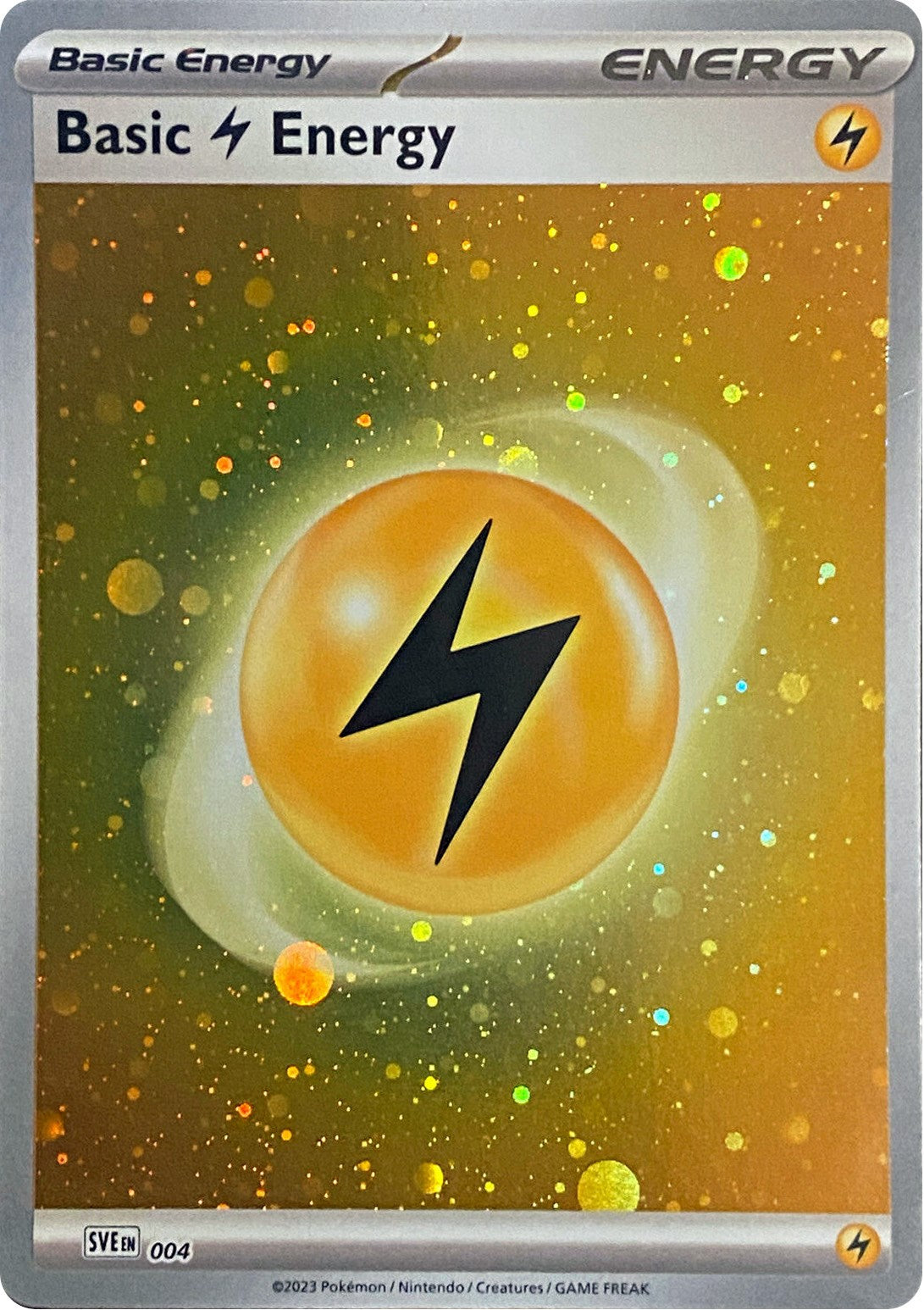 Basic Lightning Energy (Cosmos Holo) [SVE - 004]