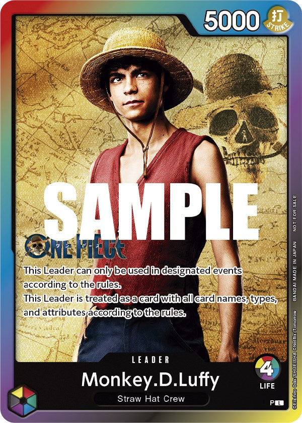 Monkey.D.Luffy (Leader Pack - Live Action) (Sealed Battle 2023 Vol. 1) [OP-PR]