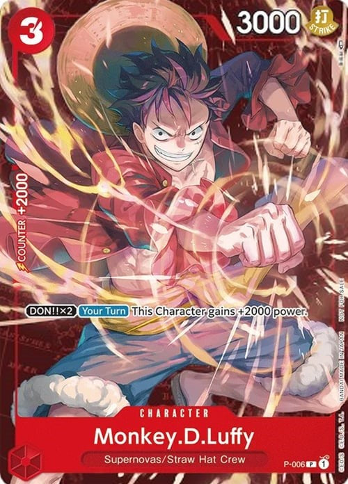 Monkey.D.Luffy - P-006 (Retail Promo) [OP-PR - P-006]