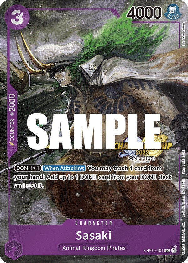 Sasaki (CS 2023 Event Pack) [OP-PR - OP01-101]