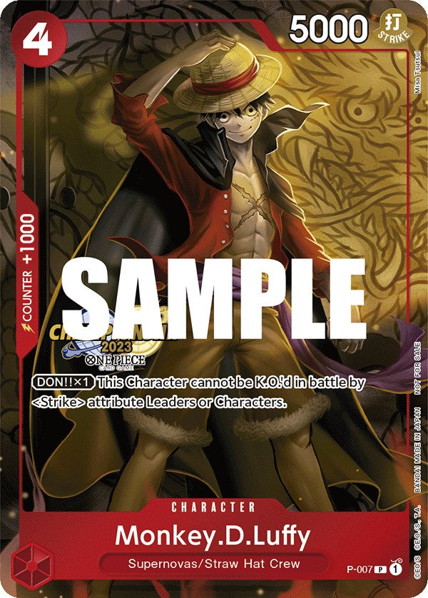 Monkey.D.Luffy (007) (CS 2023 Celebration Pack) [OP-PR - P-007]