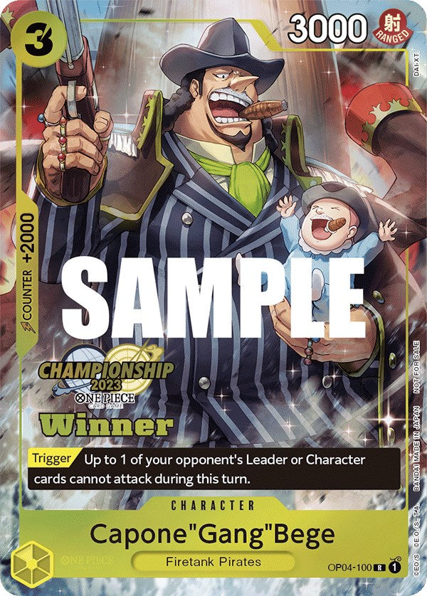 Capone"Gang"Bege (CS 2023 Top Players Pack) [Winner] [OP-PR - OP04-100]