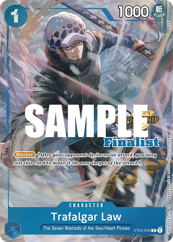 Trafalgar Law (CS 2023 Top Players Pack) [Finalist] [OP-PR - ST03-008]