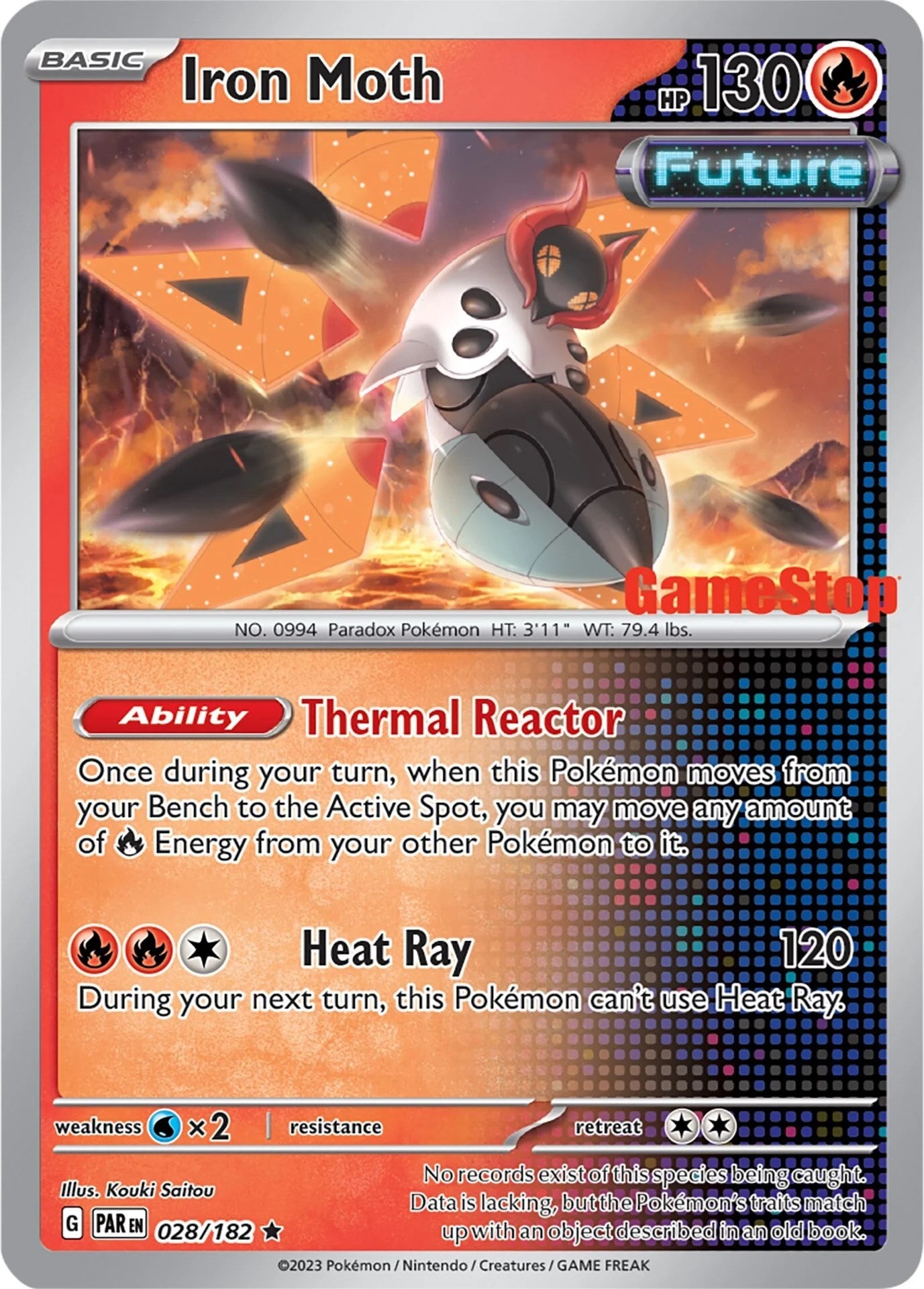 Iron Moth - 028/182 (Gamestop Promo) [MCAP - 028/182]