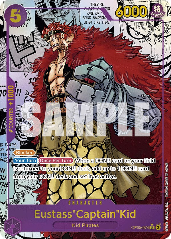 Eustass"Captain"Kid (Alternate Art) (Manga) [OP05 - OP05-074]