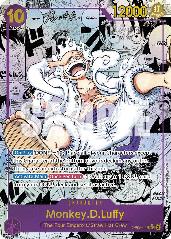 Monkey.D.Luffy (119) (Alternate Art) (Manga) [OP05 - OP05-119]