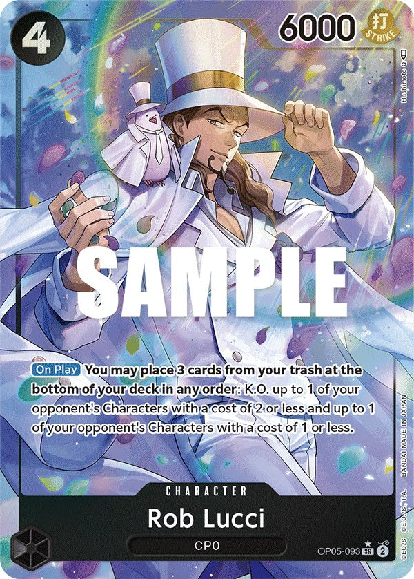 Rob Lucci (093) (Alternate Art) [OP05 - OP05-093]