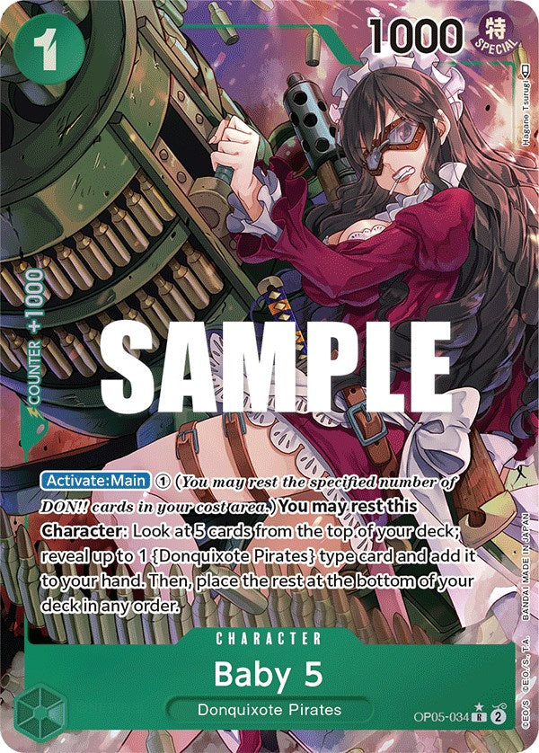 Baby 5 (034) (Alternate Art) [OP05 - OP05-034]