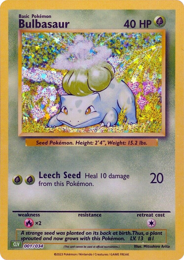 Bulbasaur [CL - 001/034]