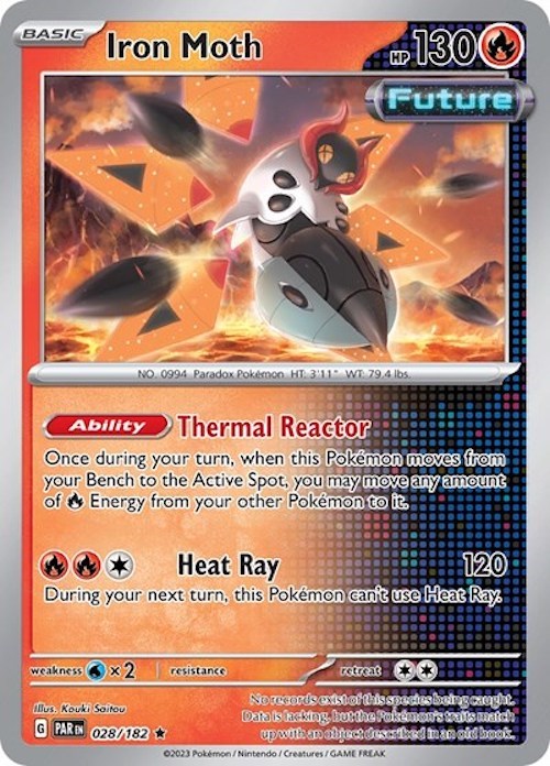 Iron Moth - 028/182 (Non-Holo) [PR - 028/182]