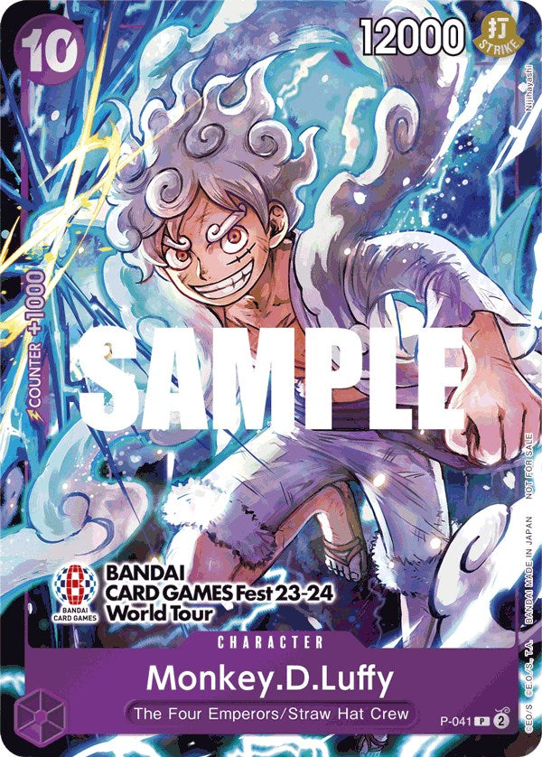 Monkey.D.Luffy (041) (BANDAI CARD GAMES Fest 23-24 World Tour) [OP-PR - P-041]
