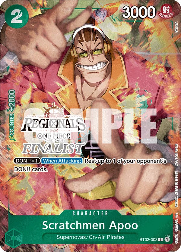 Scratchmen Apoo (Online Regional 2024) [Finalist] [OP-PR - ST02-008]