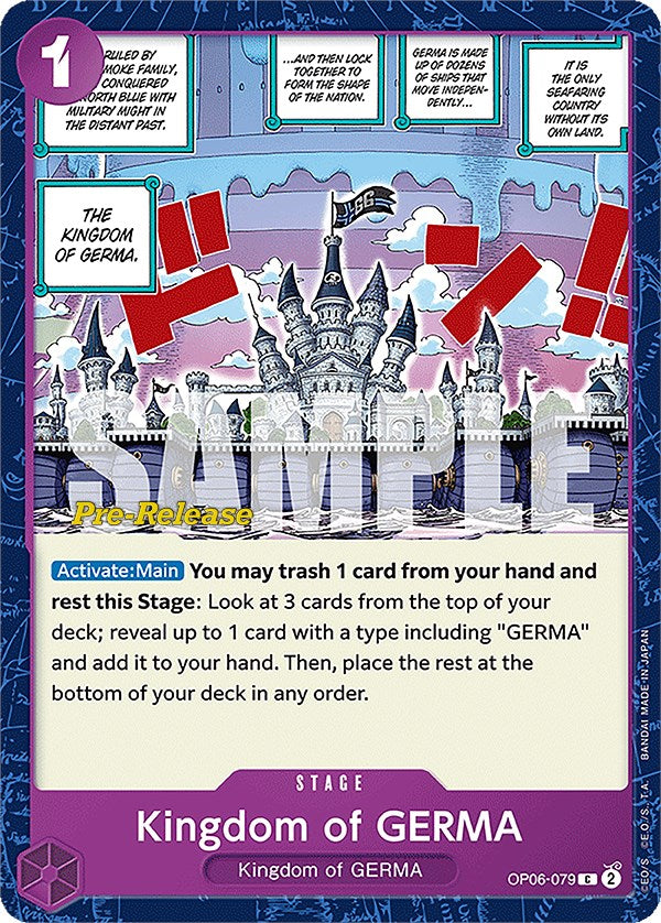 Kingdom of GERMA [OP06 PRE - OP06-079]