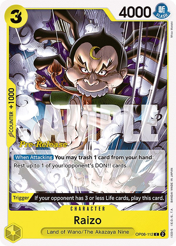 Raizo [OP06 PRE - OP06-112]
