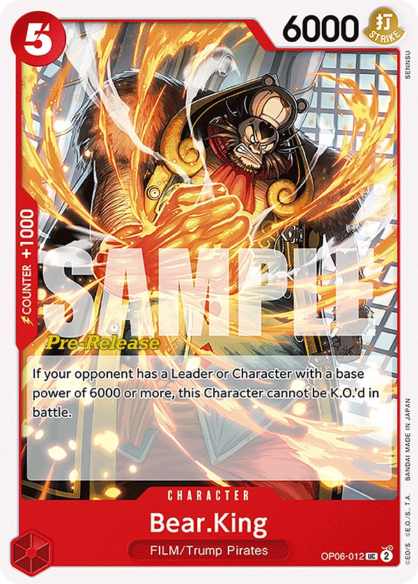 Bear.King [OP06 PRE - OP06-012]