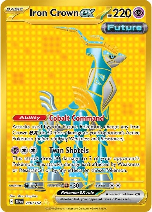 Iron Crown ex - 216/162 [TEF - 216/162]