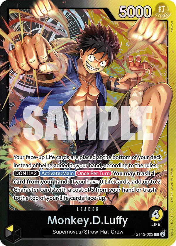 Monkey.D.Luffy (003) [ST-13 - ST13-003]