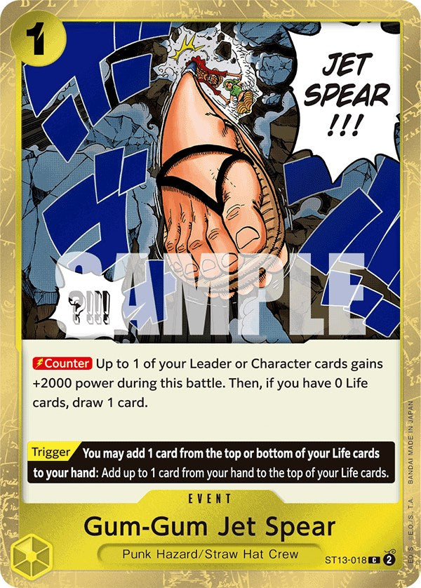 Gum-Gum Jet Spear [ST-13 - ST13-018]