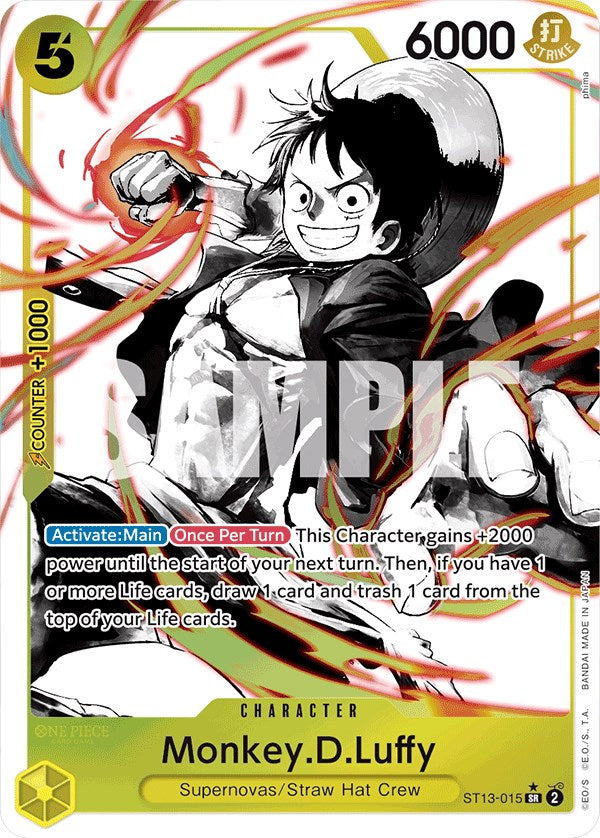 Monkey.D.Luffy (015) (Parallel) [ST-13 - ST13-015]
