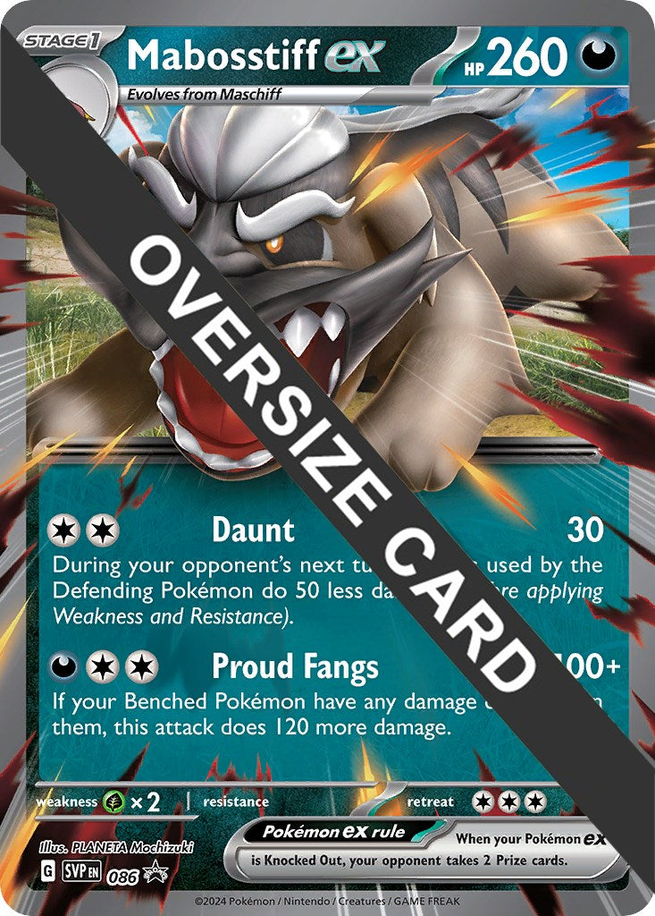 Mabosstiff ex - Jumbo Card [PR - 086]