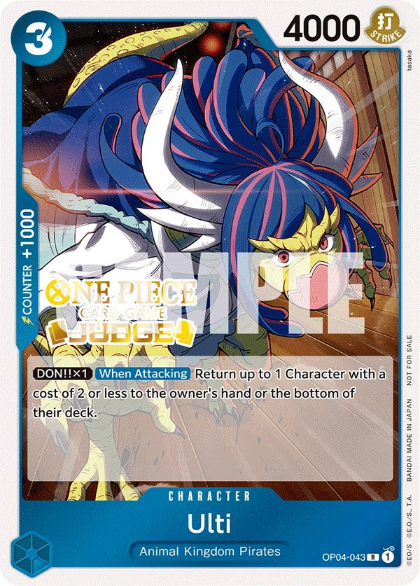 Ulti (Judge Pack Vol. 3) [OP-PR - OP04-043]
