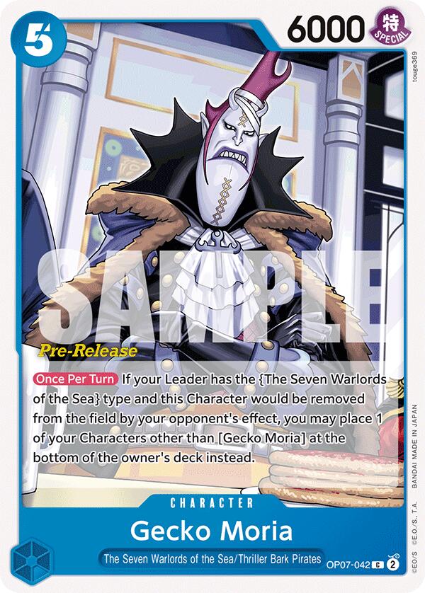 Gecko Moria (042) [OP07 PRE - OP07-042]
